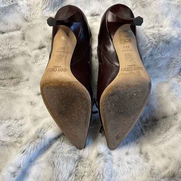 Jimmy Choo Heels Coffee Size 35.5 - Picture 7 of 12